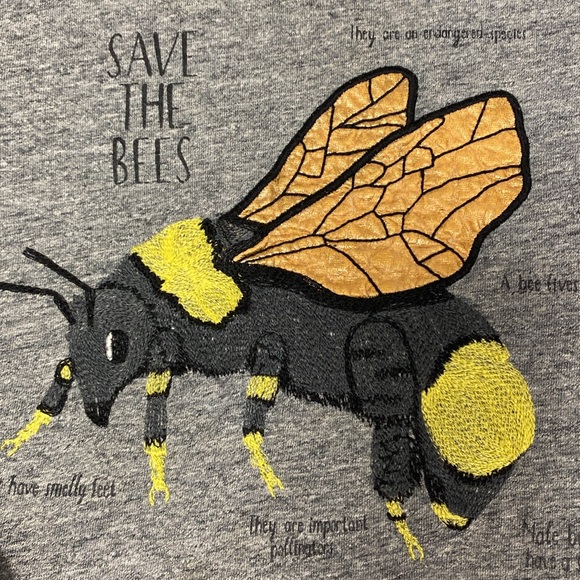 Mini Biden save the bees long sleeve tee size 5/6 - Picture 2 of 8